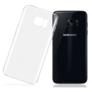 COQUE - BUMPER Coque Samsung Galaxy S7 Edge Housse Transparente de Protection Fine en Silicone Ultra Mince, Etui Bumper Amortissant