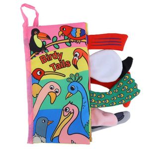FAUTEUIL - CANAPÉ BÉBÉ Vvikizy livre pour bébé Livre en tissu Anti-déchirure pour bébé, Puzzle, jouet, jeux d'activite livre en tissu queue d'oiseau