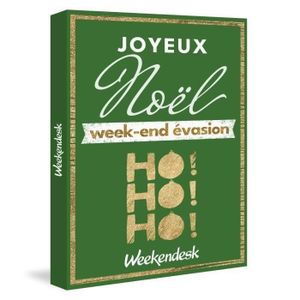 COFFRET CADEAU SEJOUR - WEEK END A TELECHARGER Weekendesk - Coffret cadeau - Joyeux Noël ! Week-e