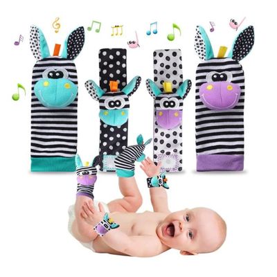 Infinno Chaussettes de hochet pour poignets et ensemble de chercheur de pieds pour bébé, jouets parfaits pour bébés de 0 à 12 mois, garçons et filles comme cadeaux pour nourrissons, série Jardin Infinno Chaussettes de hochet pour poignets et ensemble de chercheur de pieds pour bébé, jouets parfaits pour bébés de 0 à 12 mois, garçons et filles comme cadeaux pour nourrissons, série Jardin