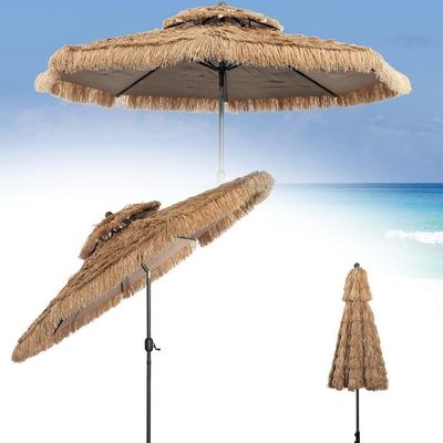 SONGMICS Parasol De 200 Cm, Protection Solaire UPF 50+, Inclinable Sur