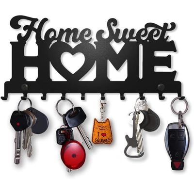 Dww-porte-cls Mural Accroche Clef Sweet Home Dcoratif (support 8