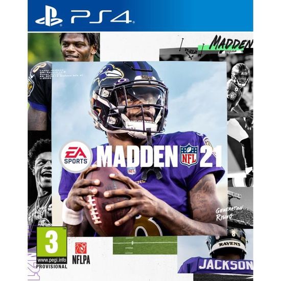 Jeu de sport - EA Electronic Arts - Madden NFL 21 - Mode en ligne - Blu-Ray - PS4