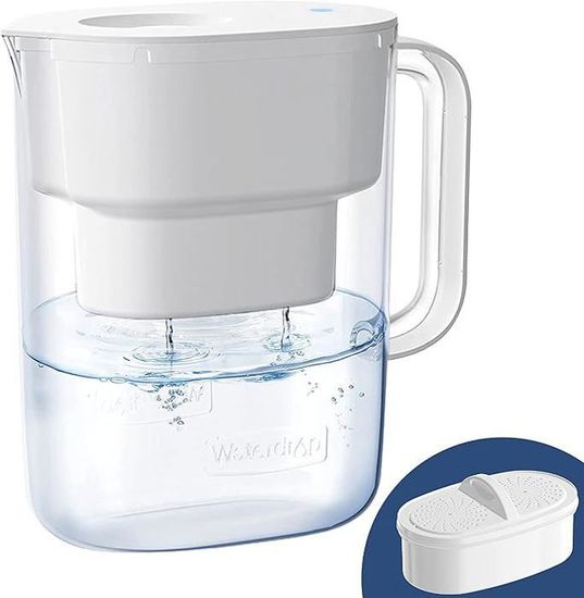Waterdrop Elfin Carafe Filtrante D'eau Avec 1×90 Jours Filtre, 2.5L