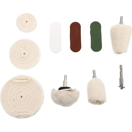 Roue De Polissage En Coton 200 Mm - Alésage 20 Mm, 66 Plis, Pour Outil De Meulage, Refroidissement Efficace