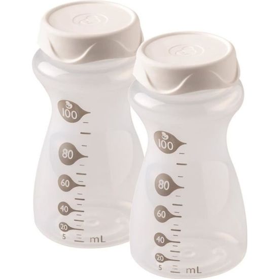 KITETT - 2 récipients de collecte et conservation du lait maternel - Blanc - FIBIBN-E