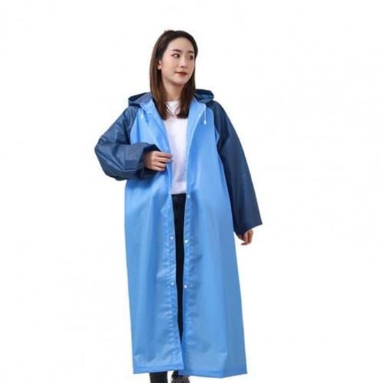 Manteau De Pluie Imperméable Long Homme - Taille XL Marine - Tissu Oxford - Neuf Avec étiquettes