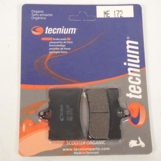 Plaquettes De Frein Tecnium Pour Cagiva 600 W 16 (1994-1998) - Noir, Organique, Garantie 2 Ans
