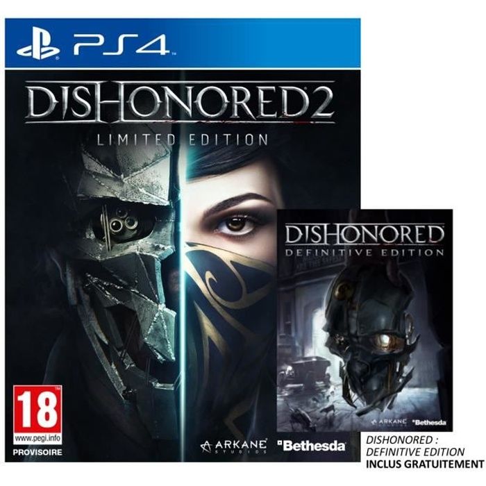 Dishonored 2 Limited Edition Jeu Ps4 Cdiscount Jeux Video