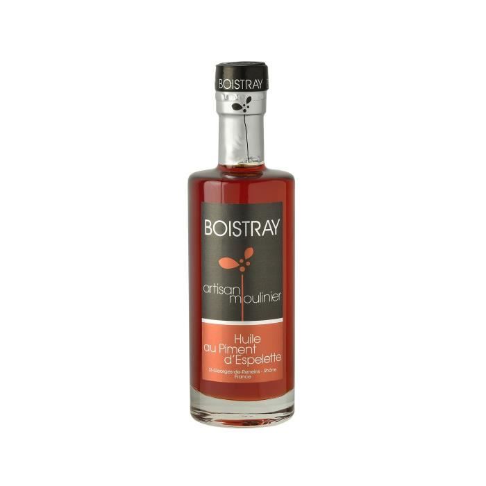 Huile au Piment d'Espelette Boistray, 25cl
