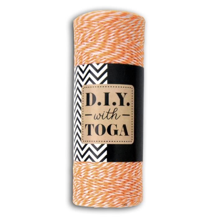 D.I.Y WITH TOGA Baker'S Twine Bobine 100m - Orange