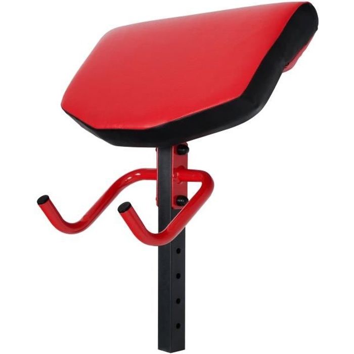 Marbo Sport Bureau Curl pour banc de musculation avec poignée MS-A101