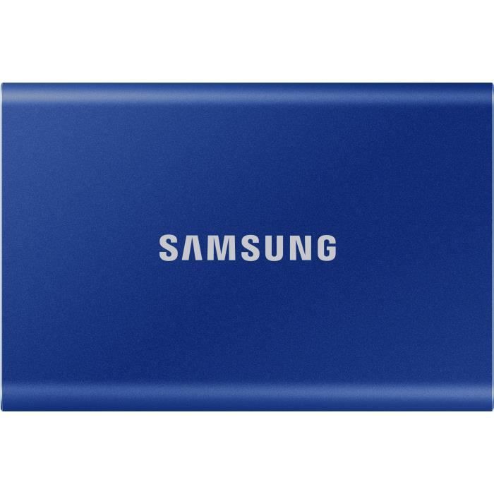 SAMSUNG SSD externe T7 USB type C coloris bleu 500 Go