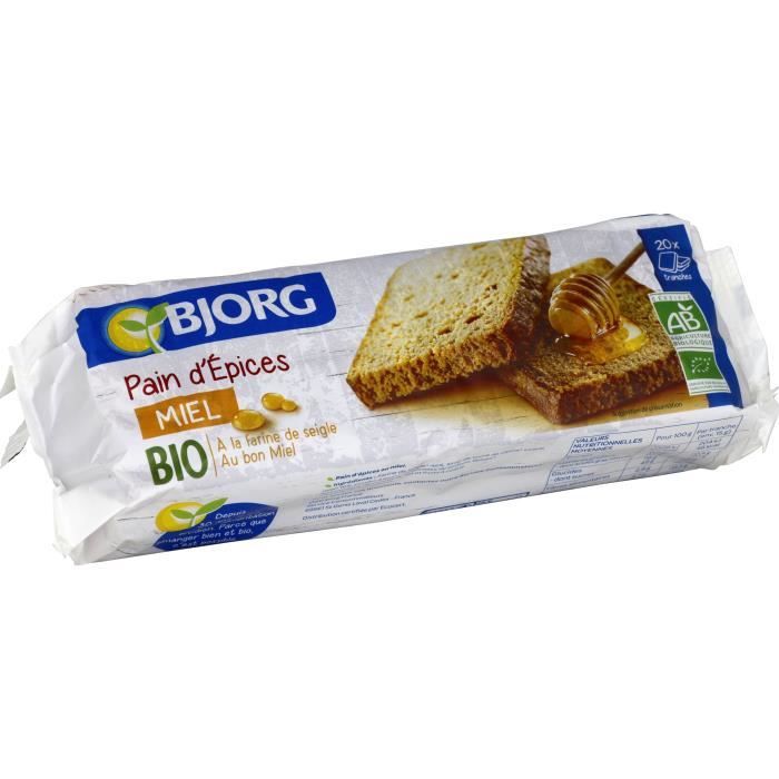 Bjorg Pain d'Epices Miel 300g