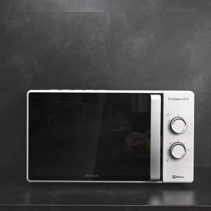 Micro-ondes de 23L avec minuterie 700W noir blanc