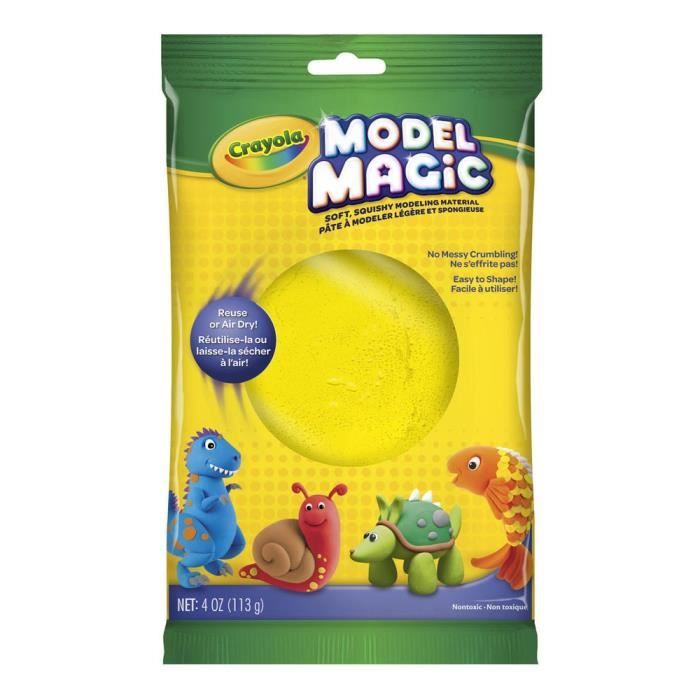 CRAYOLA Sachet Individuel 113gr Model Magic - Jaune