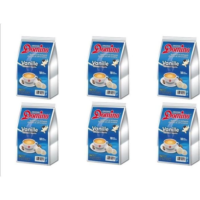 DOSETTE AROMATISEE VANILLE 6 X 18 PCS