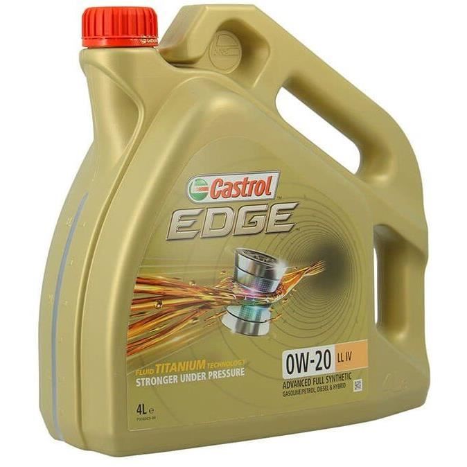 CASTROL Huile-Additif Edge LL IV - Synthetique / 0W20 / 4L