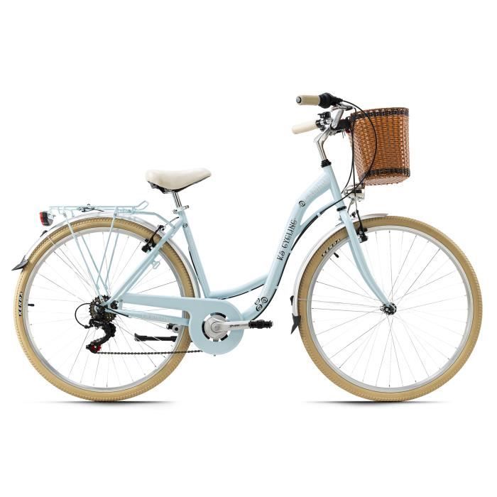 Vélo de ville 28'' - KS CYCLING - Casino - Femme - 6 Vitesses - Bleu - Taille de Cadre 48 cm