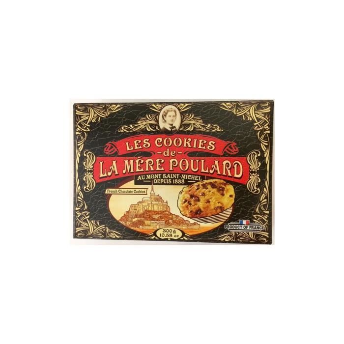 Boite carton collector Les cookies de La Mère Poulard - 300g