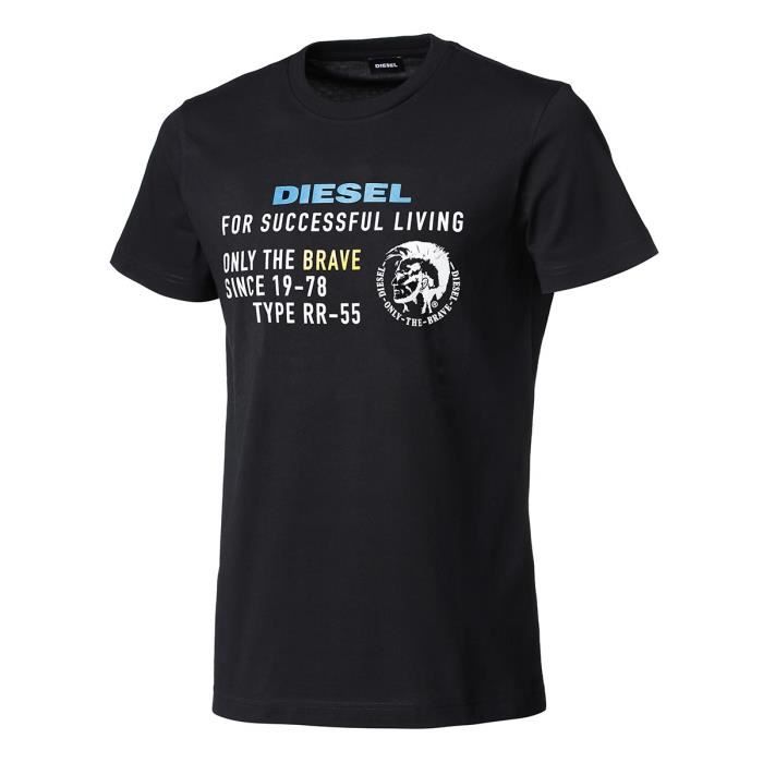 T-Shirt Diesel Diego-XB homme noir