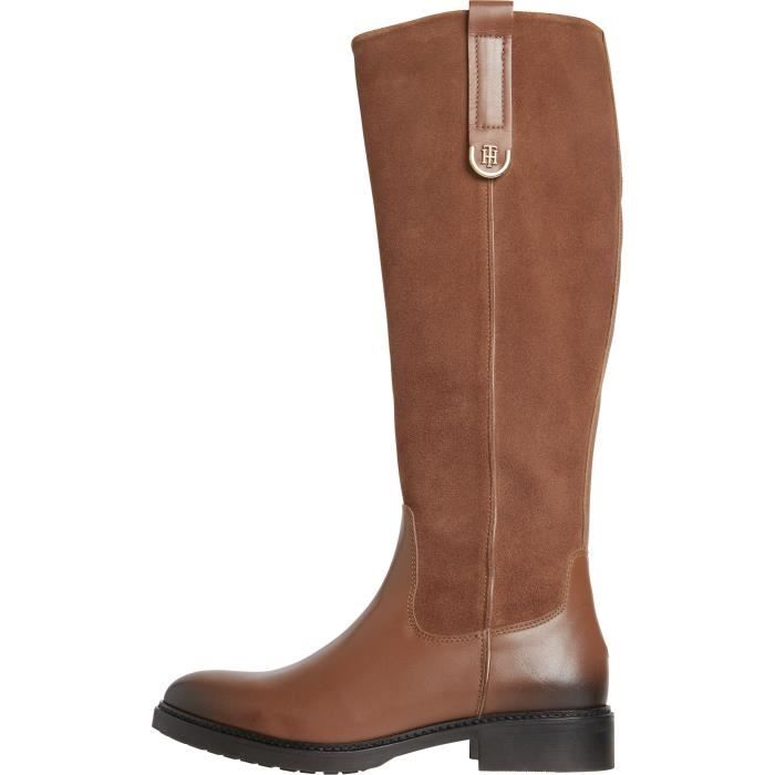 BOTTES MONTANTES EN DAIM CONTRASTÉ TOMMY HILFIGER