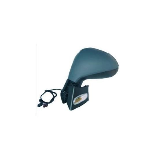 Rétroviseur gauche pour PEUGEOT 207+, 2012-2014, rabattable électriquement, dégivrant, à peindre.