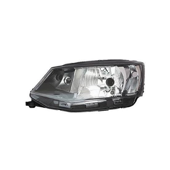 Phare Optique avant gauche pour SKODA FABIA III ph. 1 2015-2018, H4+PY21, Neuf.