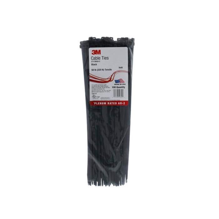Colliers de Serrage pour Extérieur Scotchflex 3M FS 280 BWC C-C 3,5mm x 280 mm Noir
