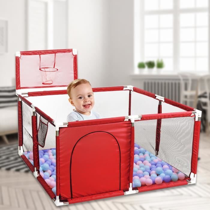 Clôture De Jeu Enfant Jeu D'intérieur Extérieur ROUGE