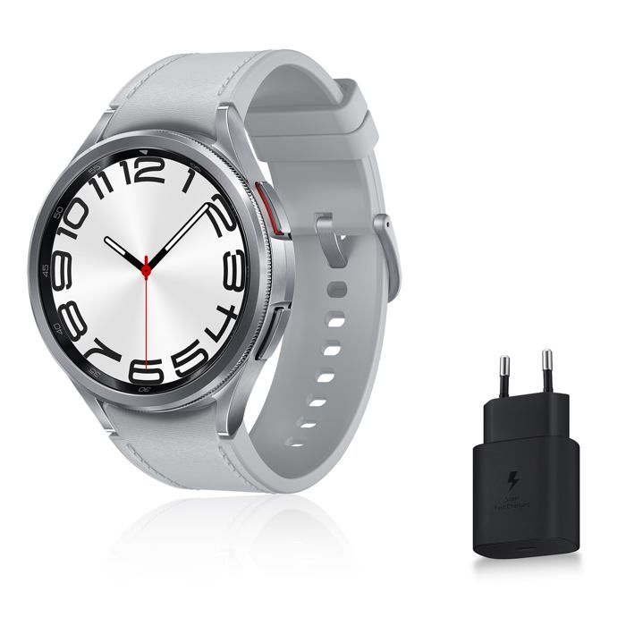 Samsung Galaxy Watch6 Classic Montre Connectée avec Chargeur Suivi de Santé Suivi Sportif Charge rapide Bluetooth 47mm Exclusivité Amazon Version FR - vue 10