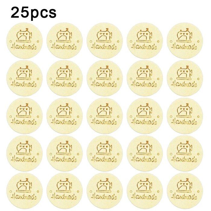 Lot De 90 Patchs Cuir Vierge Pour Gravure Laser - Étiquettes Chapeaux Vêtements Sacs