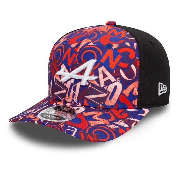Casquette Baseball Alpine F1 New Era 9FIFTY - Pierre Gasly - Pour Enfants/Ados - Blanc - Réglable (Snapback)