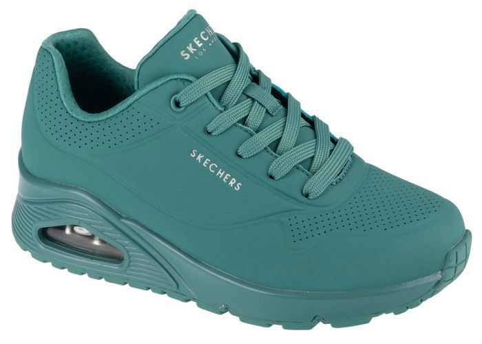Skechers Skechers Uno-Stand On Air — Baskets Femme Bleu cuir synthétique Air‑Cooled Memory Foam
