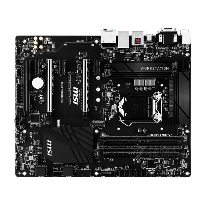 Carte mère MSI C236A WORKSTATION Intel C236 LGA 1151 4xDDR4 SDRAM 64 Go ATX - Msi