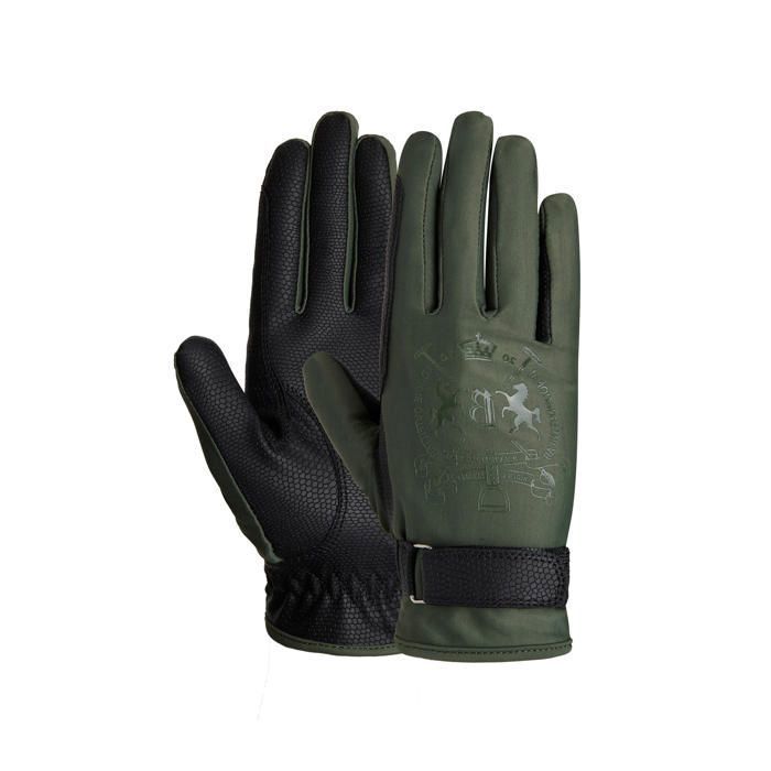 Gants déquitation avec logo imprimé femme B Vertigo Laia - beetle green Gants déquitation avec logo imprimé femme B Vertigo Laia - beetle green