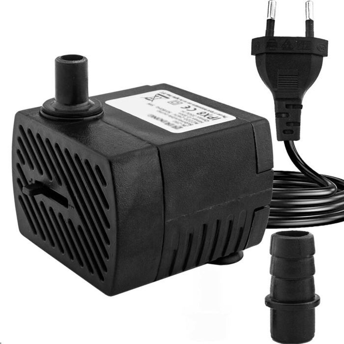 Mini Pompe à Eau - LARGEIGHT - 350 LH - Ultra Silencieuse - 5 W - Câble 15 m