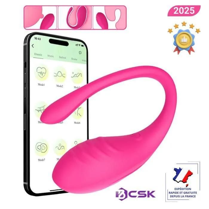 Mini Vibromasseur Fminin  distance | Oeuf Vibrant connect tlphone,  Tlcommande Bluetooth, Sextoys couple Plaisir femme - Cdiscount Boutique  Erotique
