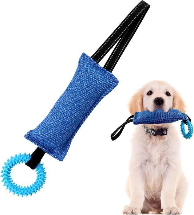 VINGVO Jouet De Remorqueur Pour Chien En Peluche Jouet à Mâcher Pour