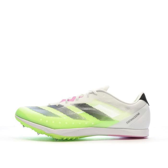 Chaussures dAthlétisme Blanche Homme Adidas Distancestar M