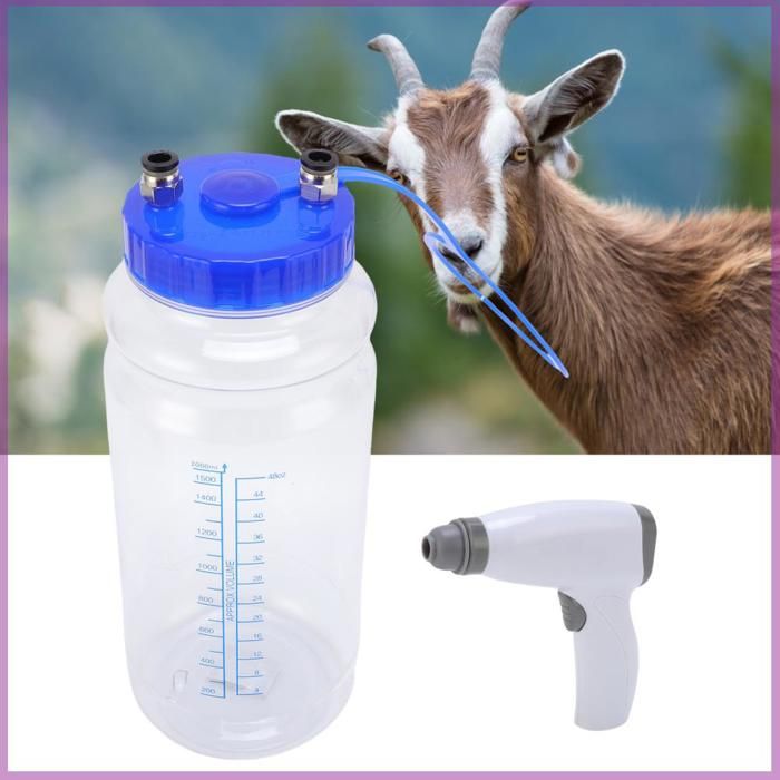 Comparer les prix de 2L Machine de traite pour vaches de chèvre pompe à vide portable Machine de traite daspiration électrique pour le bétail agricole