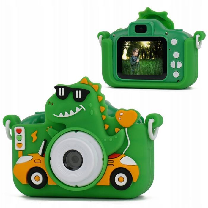 Appareil photo numérique - XREC - Xrec Appareil photo numérique 48 MP 1080p - Vert - Pour enfants - 5 jeux MP3