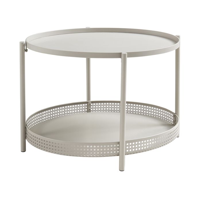 Table basse Jäller 66 x 51 x 44 cm taupe
