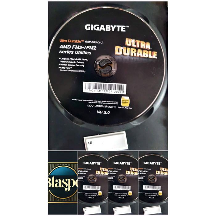 CD-ROM Gigabyte Ultra Durable – AMD FM2+/FM2 Utilities – Drivers Carte Mère – Sans boîtier Reconditionné - Gigabyte reconditionné disponible sur Cdiscount Seconde Vie