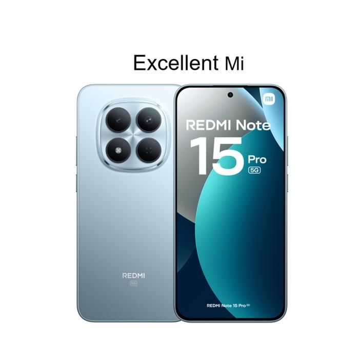 REDMI Note 15 Pro 5G Smartphone de 12GB RAM ROM Vendu par Excellent Mi EU Version Chargeur non inclus - vue 2