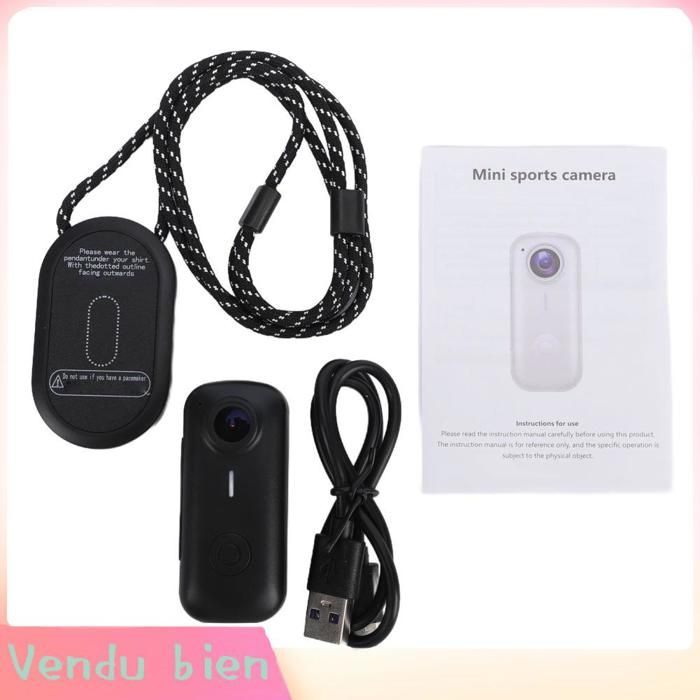 Caméra daction FHD 1080P grand Angle WiFi étanche caméscope avec corde suspendue magnétique vlog voyage