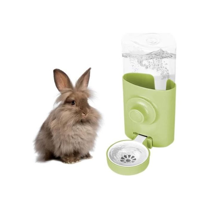 Abreuvoir automatique 600ML pour petits animaux – Distributeur eau suspendu Lapin