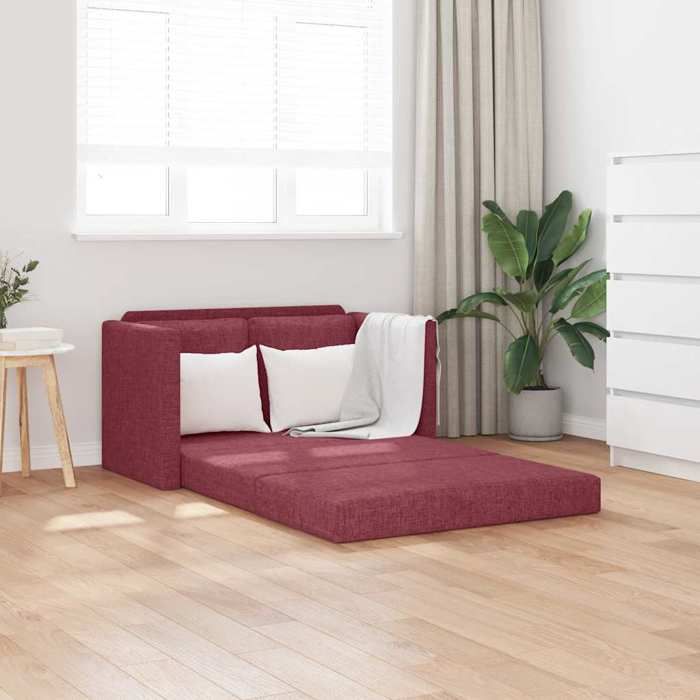 Canapé-lit - vidaXL - Banquette convertible - 2 places - Charge max. 110 kg/siège - Tissu - 112x60x55 cm 718wmh87r