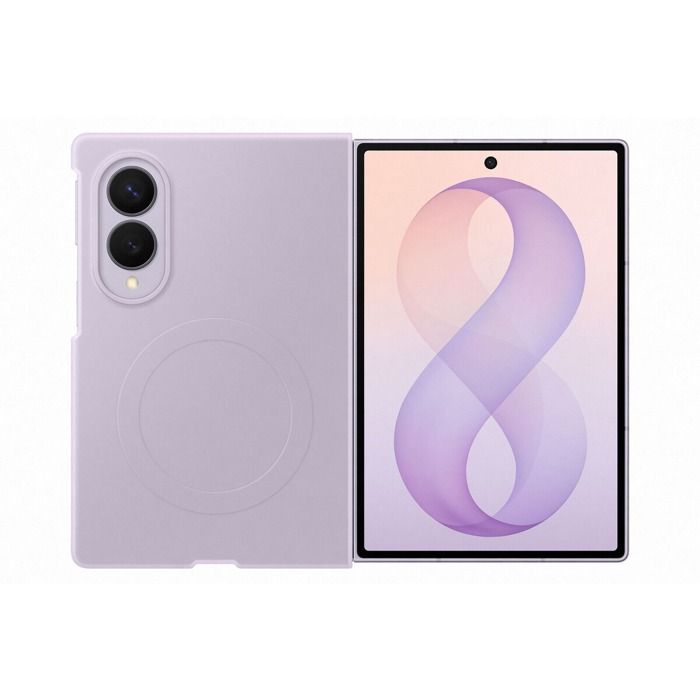 Pack 2 en 1 Coque magnétique en silicone Lavande + Film anti reflet pour Samsung Galaxy Z Fold 8 - vue 2