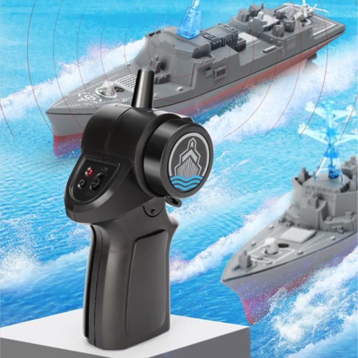 Vocdikficy – Bateau RC S1 – 2.4G – 30 Km/h – Double Hélice, étanche – Avec Batterie Rechargeable